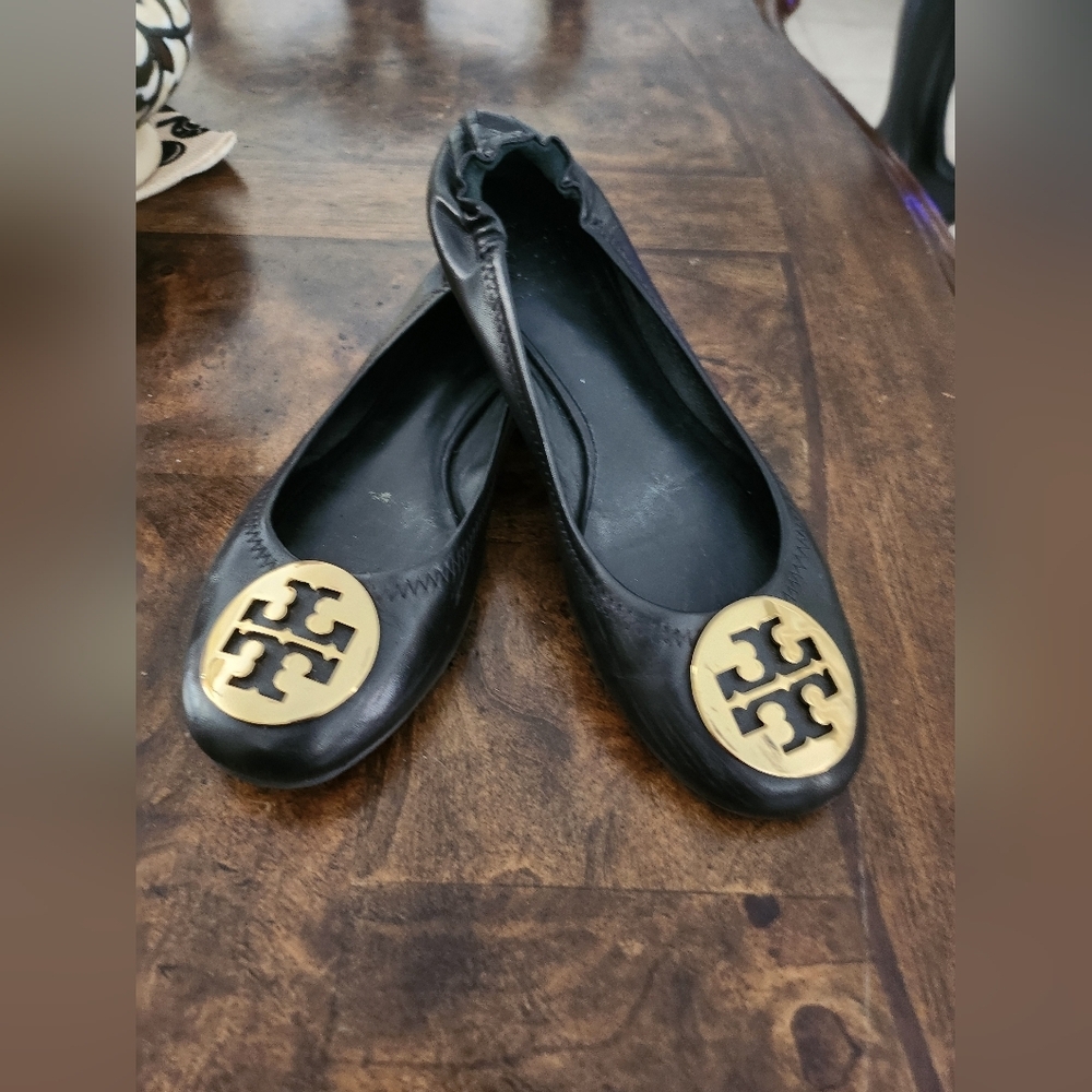 Tory Burch Reva leather Ballet Flats size 8
